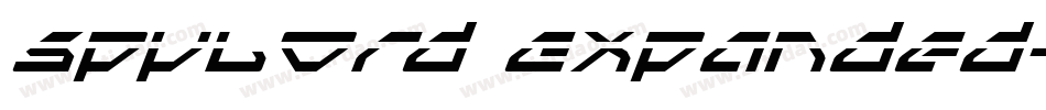 Spylord Expanded字体转换